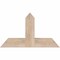 Ekena Millwork Portland Smooth Timber Gable Bracket, Douglas Fir, 36"W x 21"H x 5 1/2"D x 5 1/2"F, 14/12 Pitch GBW036X21X0606POR00SDF - alternate 1